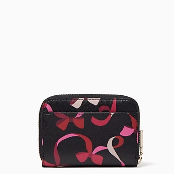 ❤️Kate Spade❤️ Small Zip Around Card Case Wallet Wrapping Party - Picture 2 of 5